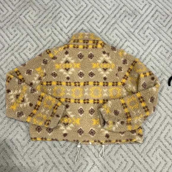 Love Tree Aztec Sherpa Jacket -size S - Picture 2 of 7